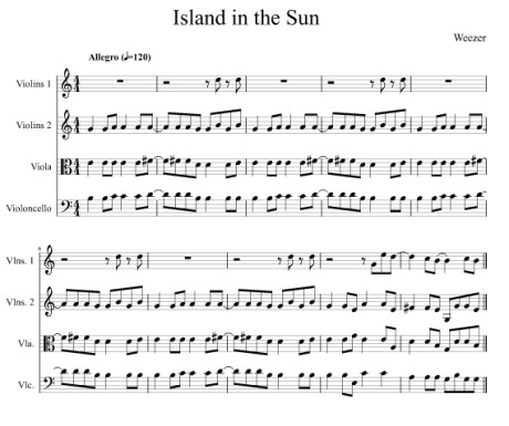 Island in the Sun by Weezer